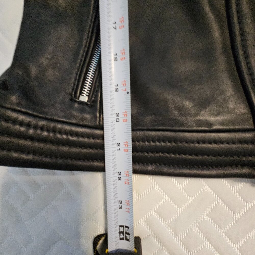 MICHAEL Michael Kors Black Leather Jacket - Picture 13 of 14